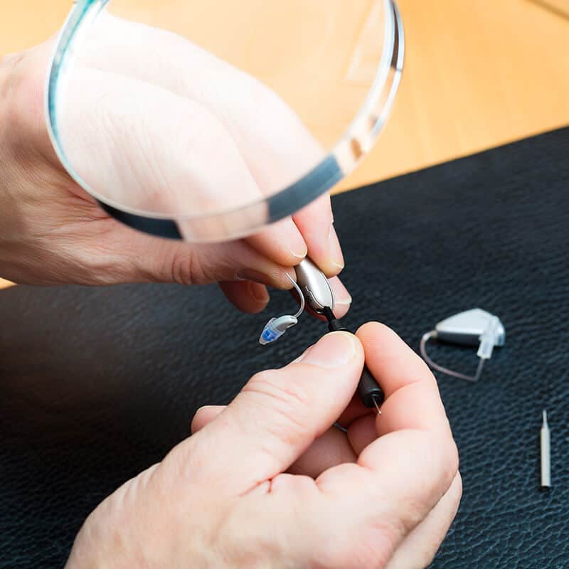 hearing aid repair and maintenance